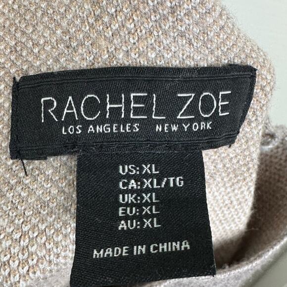 Rachel Zoe Plaid Mock High Neck Sweater Size XL - Picture 5 of 5